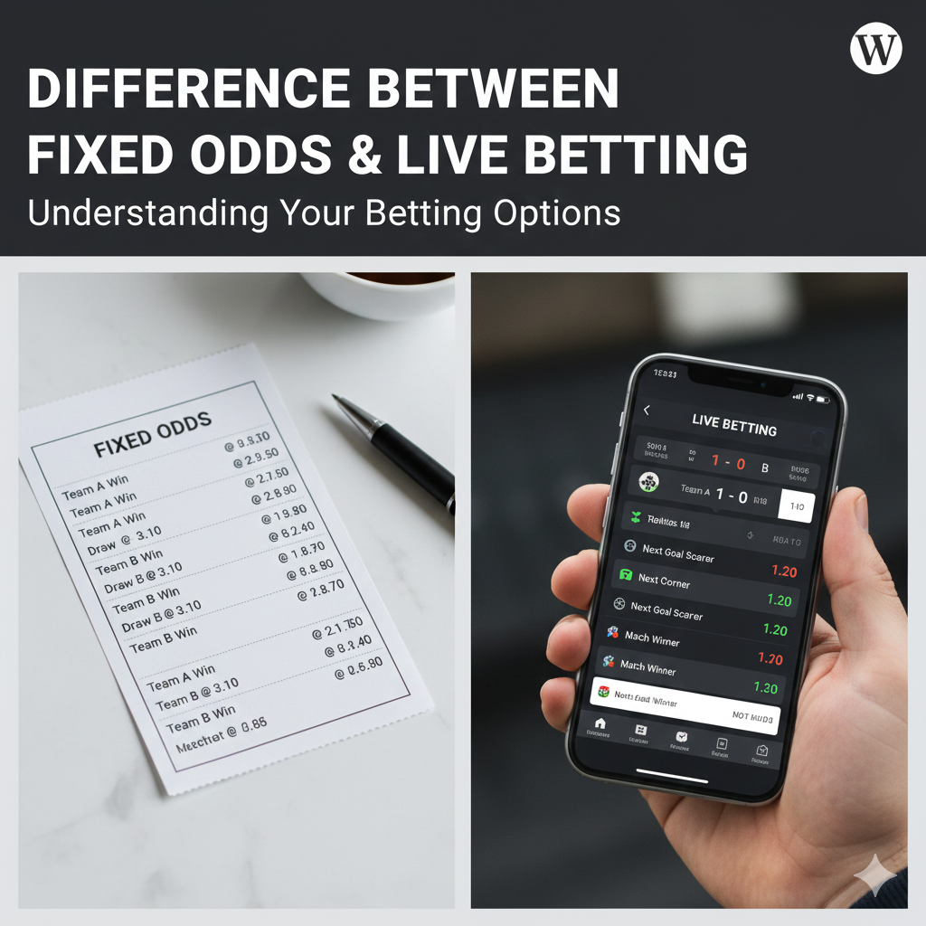 Difference Between Fixed Odds & Live Betting