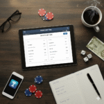 Understanding online sports betting odds displayed on a digital betting platform with sports icons