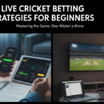 Live cricket betting strategies for beginners with in-play match action